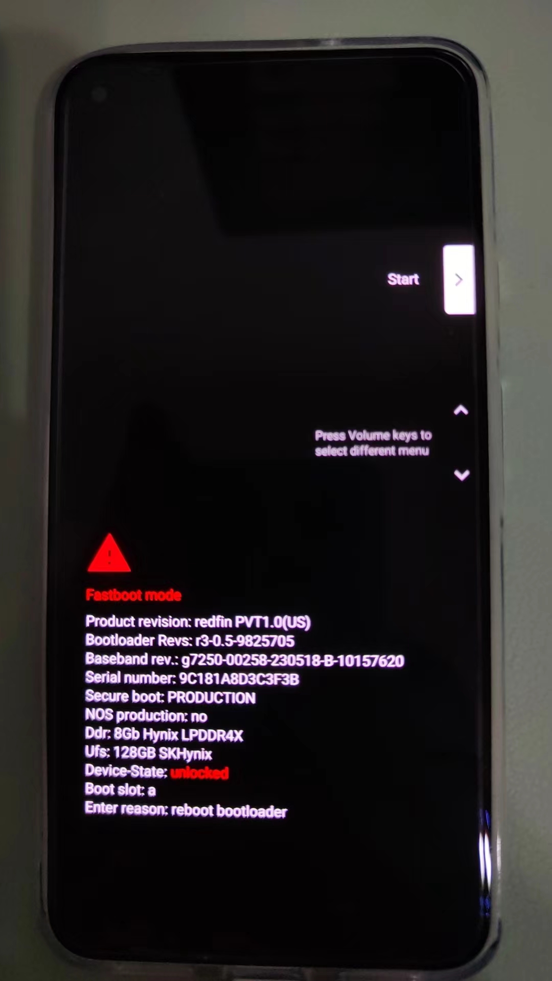 pixel5_into_fastboot_mode