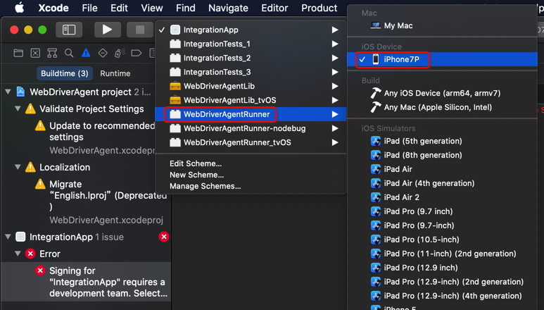 xcode_change_app_webdriveragentrunner
