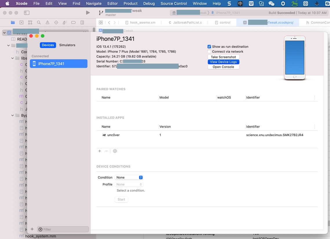 xcode_devices_simulators_view_devices_logs