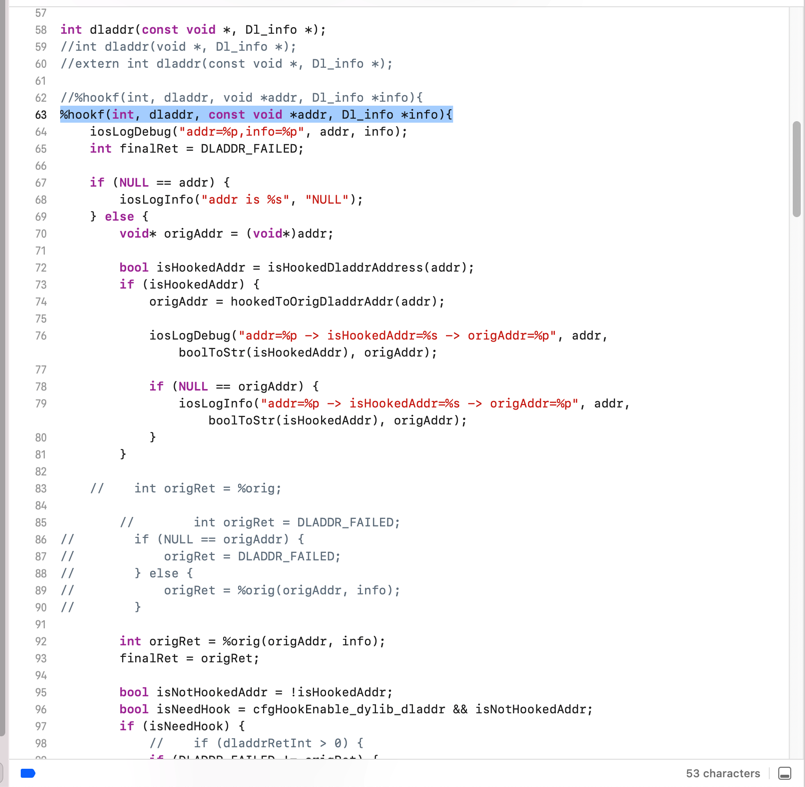 xcode_hook_code_dladdr