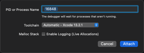 xcode_attach_pid_16848