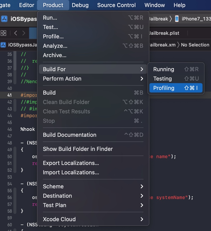 xcode_product_build_for_profiling