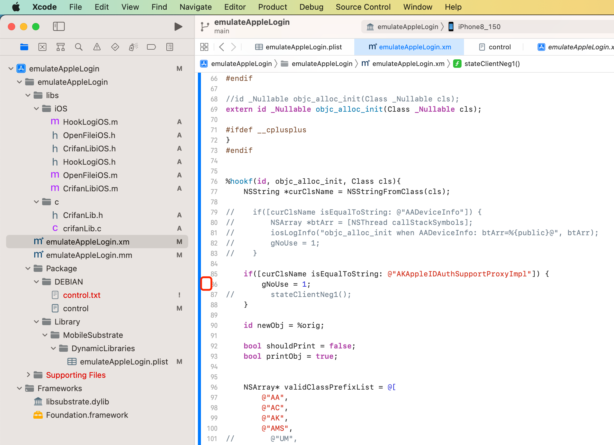 nsstringfromclass_case_objc_alloc_init