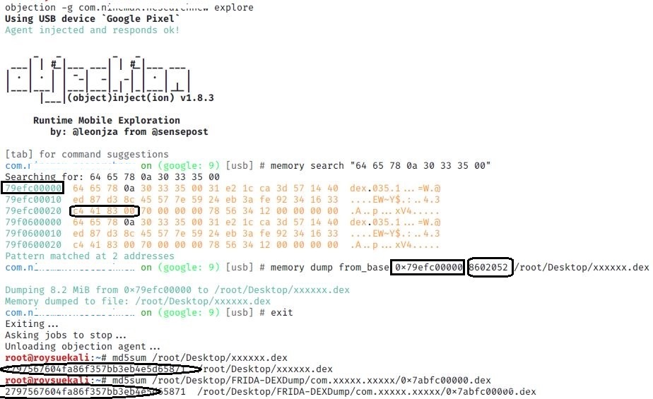 objection_memory_search_dump_string