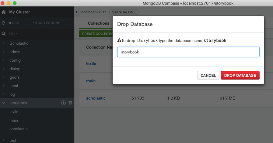 mongodb_compass_drop_database